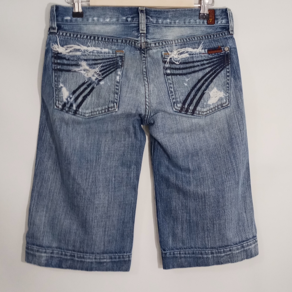 7 For All Mankind DoJo Shorts Distressed
